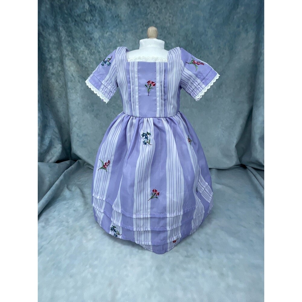 American Girl Doll Felicity Lavender Traveling Gown Pleasant Company